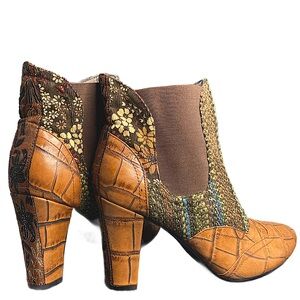 Tracy Porter for Anthropologie - mixed media ankle boots